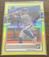 2020 Donruss Optic Bo Bichette Rated Rookie Lime Green Prizm 37 NY Mets