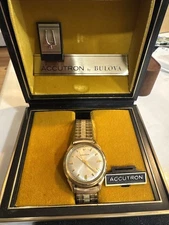 Vintage 1969 Bulova Accutron M9 – 10k Gold Filled – Tuning Fork – Original Box