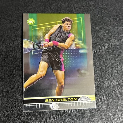 #ad 2024 Topps Chrome Ben Shelton #89 RC $2.49