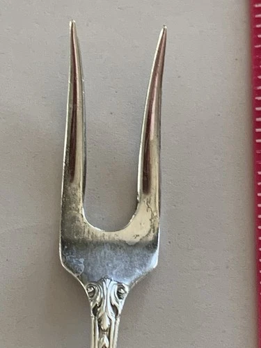 WALLACE Rose Point Sterling Fork   -Pickle