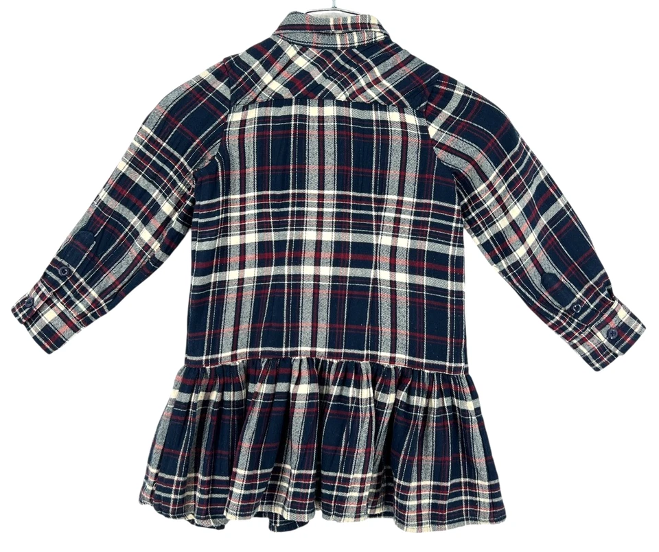 Vestido Ralph Lauren Niños Niñas Manga Larga Multicolor Talla 4/4T Foto 2 de 4