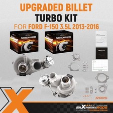 Billet Twin Turbo Kit For Ford F150 Pickup Navigator 3.5l 2013-2016 Turbocharger