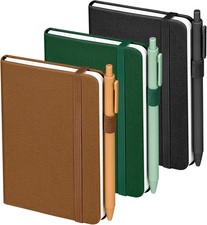 Lined Pocket Notebook Journal: 3 Pack Small Notebooks for Note Taking, A6 Mini N