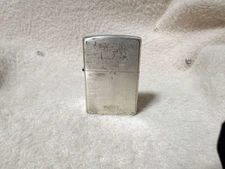 ZIPPO Lighter Metal No 0024 Used Simple Design