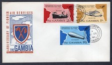 PIONEER AIR SERVICES AVIATION AIRPLANE ZEPPELIN DORMIER IDROVOLANTE 1969 GAMBIA FDC