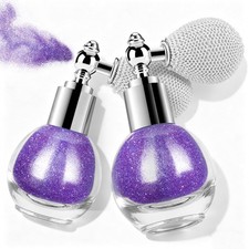 GADMLURY Hair and Body Glitter Spray, 2PCS Purple