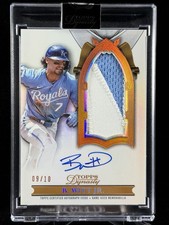 2024 TOPPS DYNASTY BOBBY WITT JR. Game Worn Patch Auto Autograph /10 Sealed