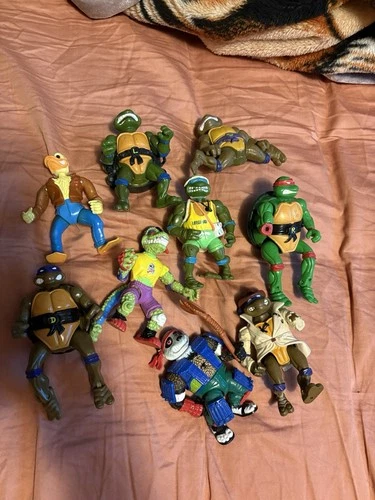TMNT Vintage Loose Figures Lot of 9