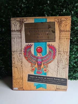 Egyptology Code-Writing Kit 2006 Candlewick Press By Emily Sands Vintage 
