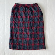 Vtg Pendleton Authentic Tartan Plaid Wool Skirt Womens USA
