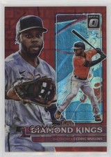 2022 Donruss Optic Diamond Kings Red Pandora Prizm 89/99 Cedric Mullins #5 00em