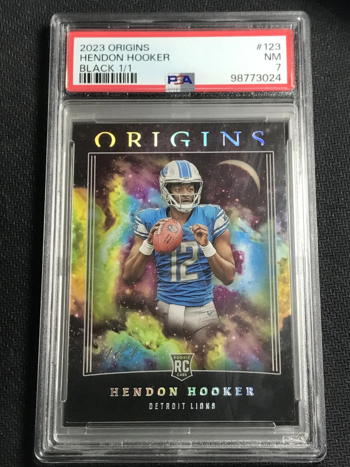 Hendon Hooker Panini Origins #123 Black 1/1