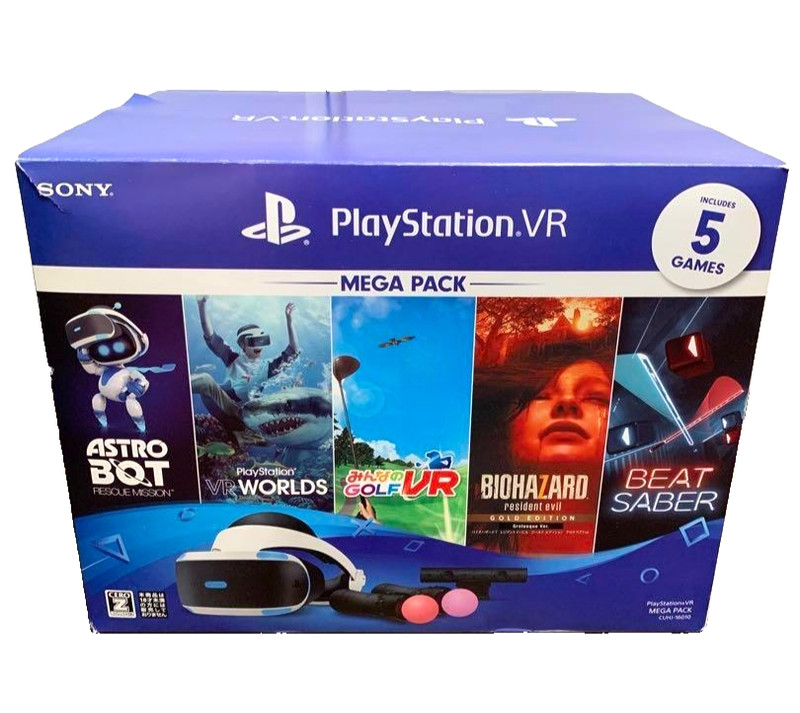 Sony PlayStation VR PS4 CUHJ-16010 Virtual Reality Headset Complete Set NEW