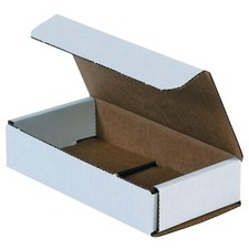 Aviditi White Corrugated Cardboard Mailing Boxes, 12 x 6 x 2, Pack of 50,