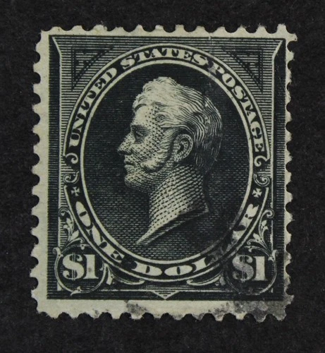 CKStamps: US Stamps Collection Scott#276 $1 Perry Used Tiny Thin