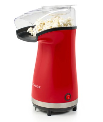 Nostalgia Hot Air-Pop Electric Popcorn Maker 16-Cup Countertop Popper Oil-Free