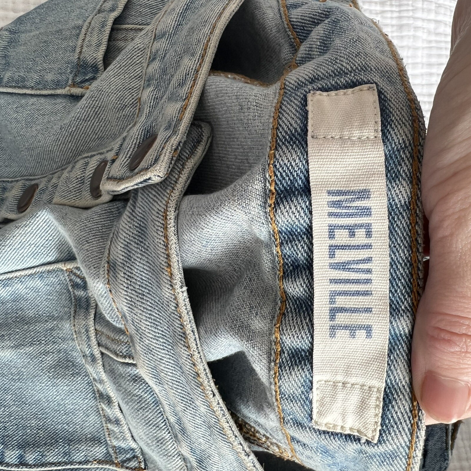 Brandy Melville Denim Mini Skirt Gem