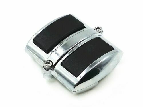 Coprigambe pedale freno posteriore cromato moto per Harley Yamaha Suzuki Kawasak - Picture 1 of 3