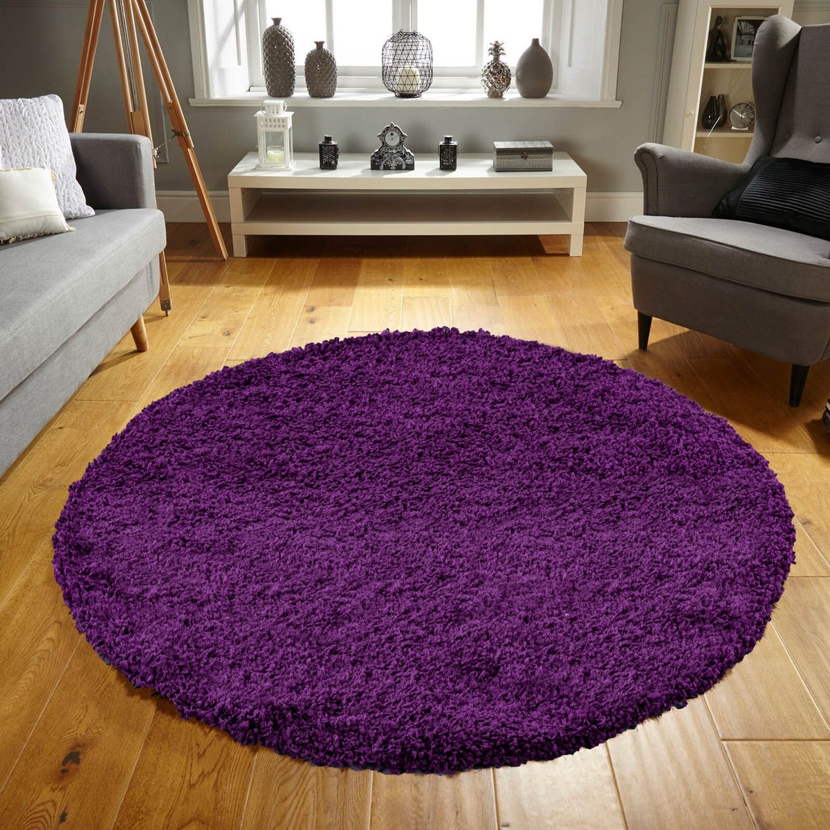 Purple Roung Rug Purple Bedroom With Round Carpet Round ETON Purple Purple Round 100 Cm