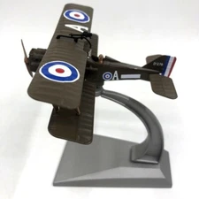 1:72 Alloy Diecast RAF S.E.5a Biplane Fighter Aircraft Model Military Collection