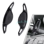 Steering Wheel Paddle Shifter Trims Accessories For Nissan Infiniti Carbon Fiber