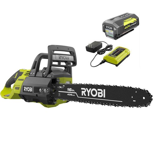 RYOBI Cordless Chainsaw 16 in. 40-Volt 