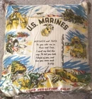 WW2 Camp Pendleton Military Marines Mother & Dad Souvenir Pillow