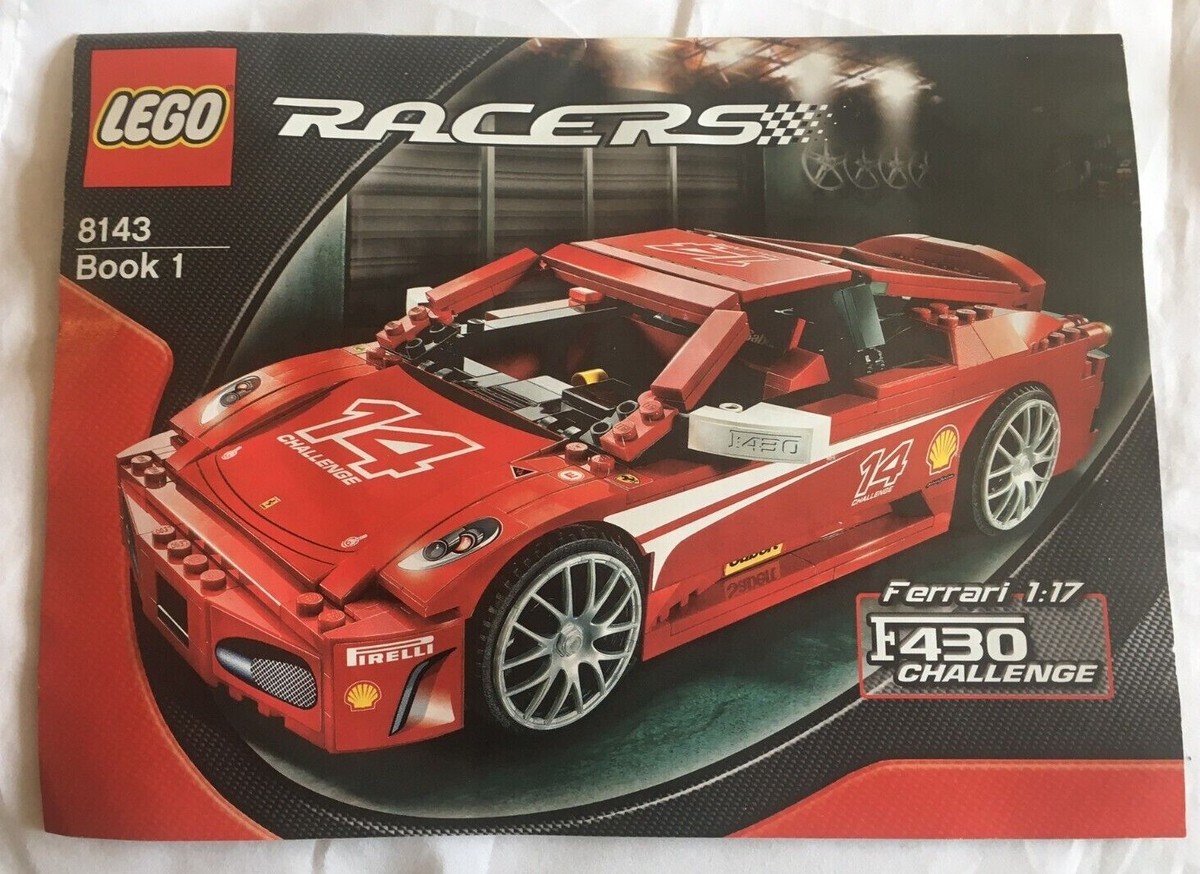 RARE Lego Racers 8143 Ferrari 1:17 F430 Challenge 673419092067| eBay
