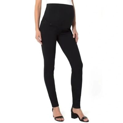 LIVERPOOL The Legging Black Maternity Belly Band Jeggings Pants