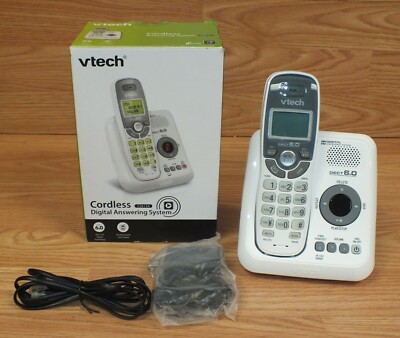 Genuine Vtech (CS6124) Dect 6.0 Digital Cordless Answering System Telephone 