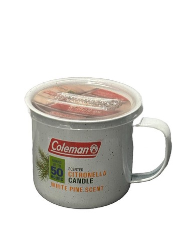 Coleman Scented Citronella Candle White Pine Scent Burns Up Of 50H. - Picture 2 of 6