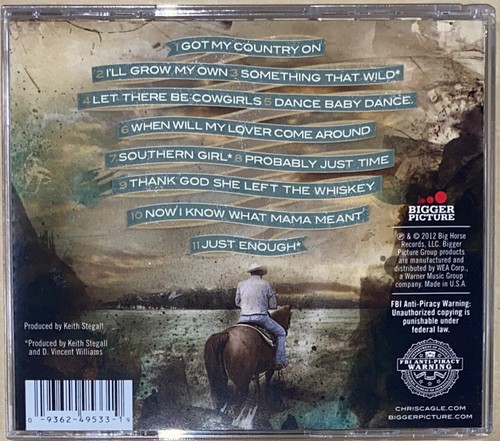 Back In The Saddle By Chris Cagle (CD, 2012, Bigger Picture) Autographed 93624953319 | eBay