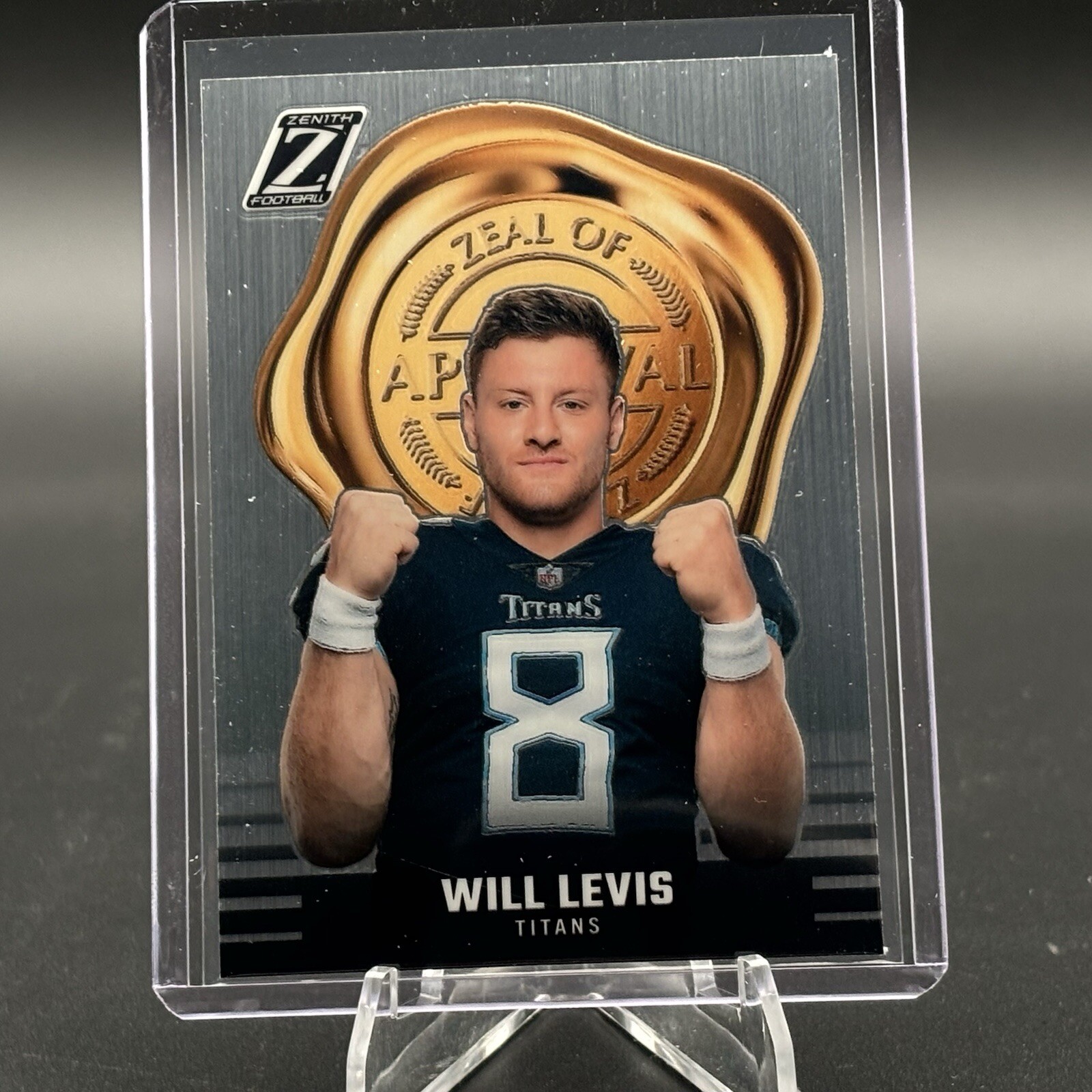 2023 Panini Zenith #25 Will Levis Zeal of Approval Rookie