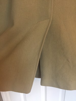 Manteau Pea Coat Talbots - Vert - 100% Laine - Doublure Rose - Taille 4P (Petites) - Long - Occasion Très Bon état