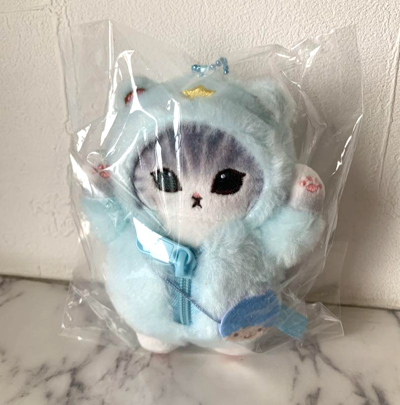 mofusand × Sanrio Little Twin Stars Kiki Lala Plush Doll Keychain