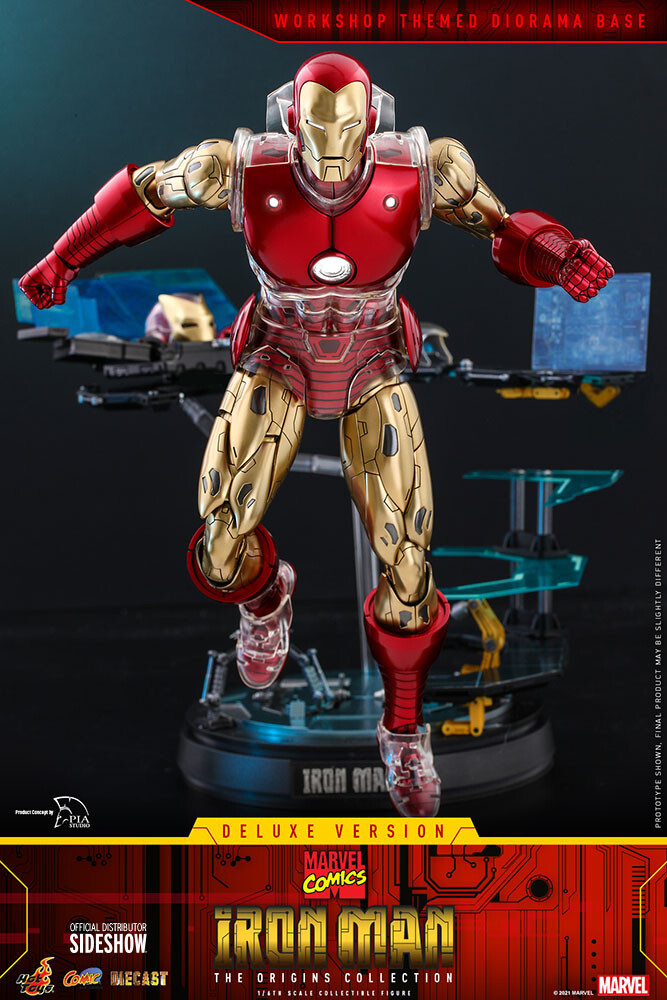 Hot Toys CMS08-D38 The Origins Iron Man Deluxe Diecast 1/6 Scale
