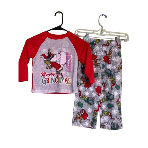 The Grinch Christmas Holiday pajama set kids 0264