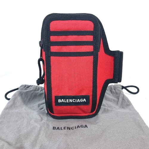 BALENCIAGA 6559472 Explorer Arm Phone Holder Bracelet Arm Warmer Pouch Unused - Picture 10 of 12