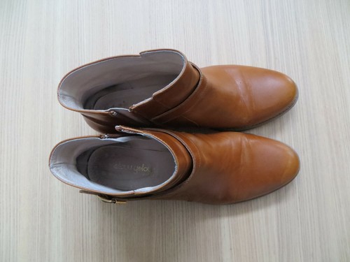 Botas de mujer, botines MELLOW YELLOW, auténtico, color coñac, talla 42 |