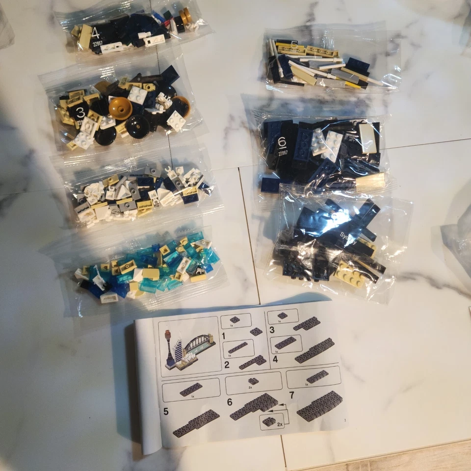 New | Architecture Skylines, Sydney | 361 UNBRANDED bricks (Photos are Exact) - Image 3 of 4