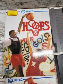 hoops nintendo nes 100% complete nice!