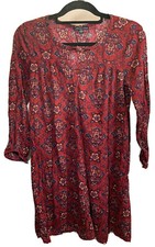 Womens Small American Eagle Outfitters Floral Print Mid Sleeve Summer Dress