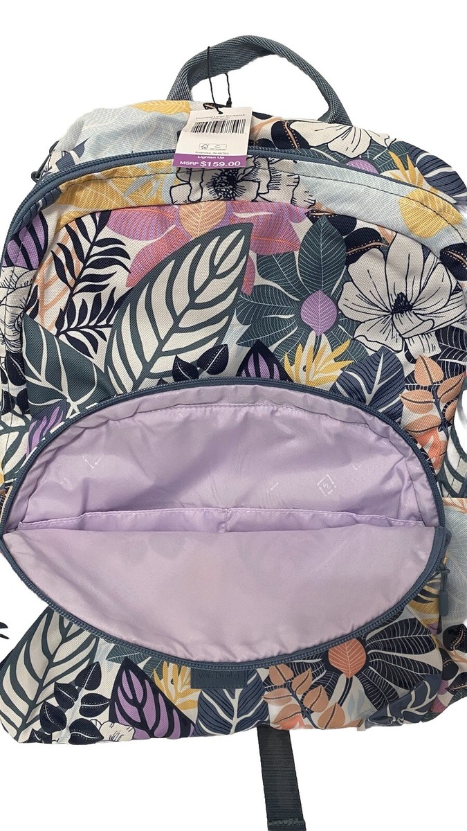 Vera Bradley Essential Large Backpack Reactive Palm Floral R159