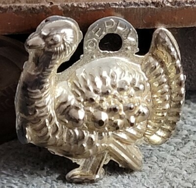 Vintage plastic EPPY TURKEY gumball charm prize jewelry 