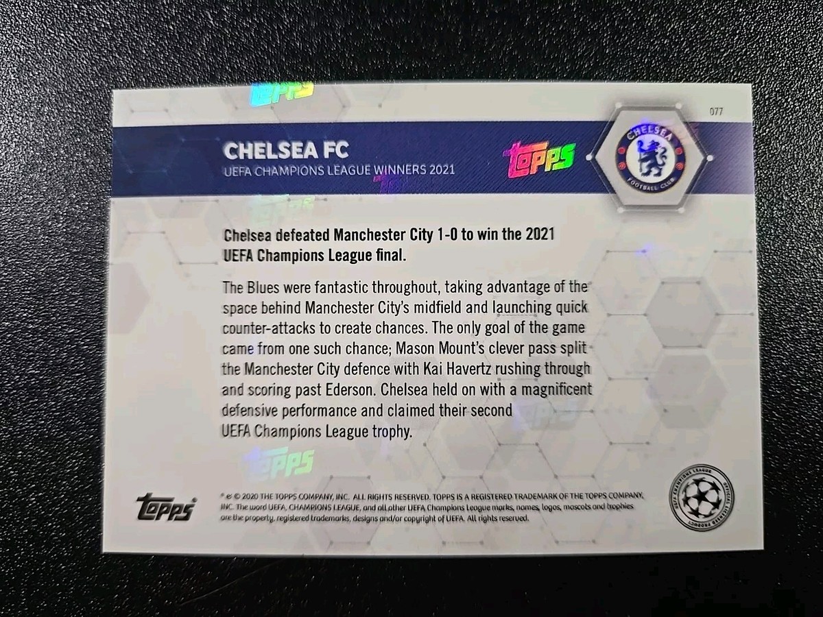 Chelsea FC - UCL Topps Now 2020/2021 - Card #77 UEFA