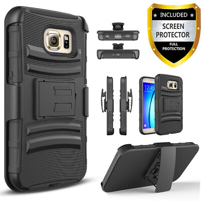 For Samsung Galaxy S6 Active Edge Plus Belt Clip Phone Case Cover