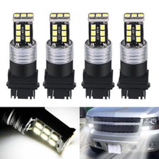4x 3157 Led White Daytime Running Light Bulb Drl For Chevy Silverado 1500 00-07 4x 3157 Led White Daytime Running Light Bulb Drl For Chevy Silverado 1500 00-07