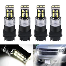 4X 3157 LED White Daytime Running Light Bulb DRL for Chevy Silverado 1500 00-07