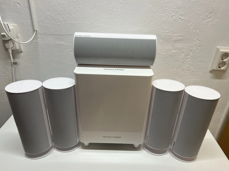 Harman/Kardon HKTS30WQ 5.1 Heimkino Lautsprecher Set + kabel OVP - Bild 2 von 4