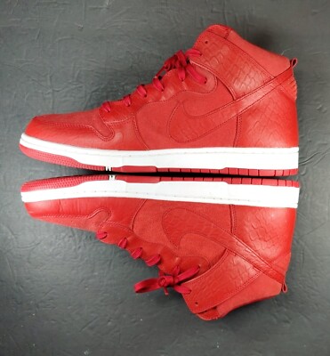 NIKE DUNK COMFORT PYTHON RED 705433-600 LACE UP SNEAKERS  display picture 2